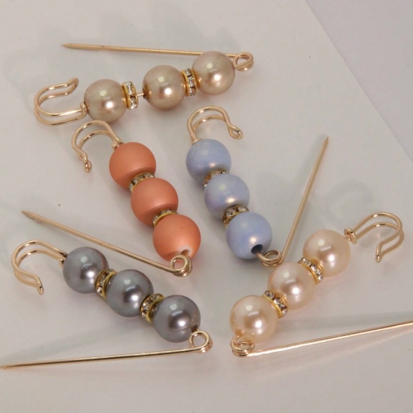 Fashion Safety Pins Set of 5 - Picture 2 of 4